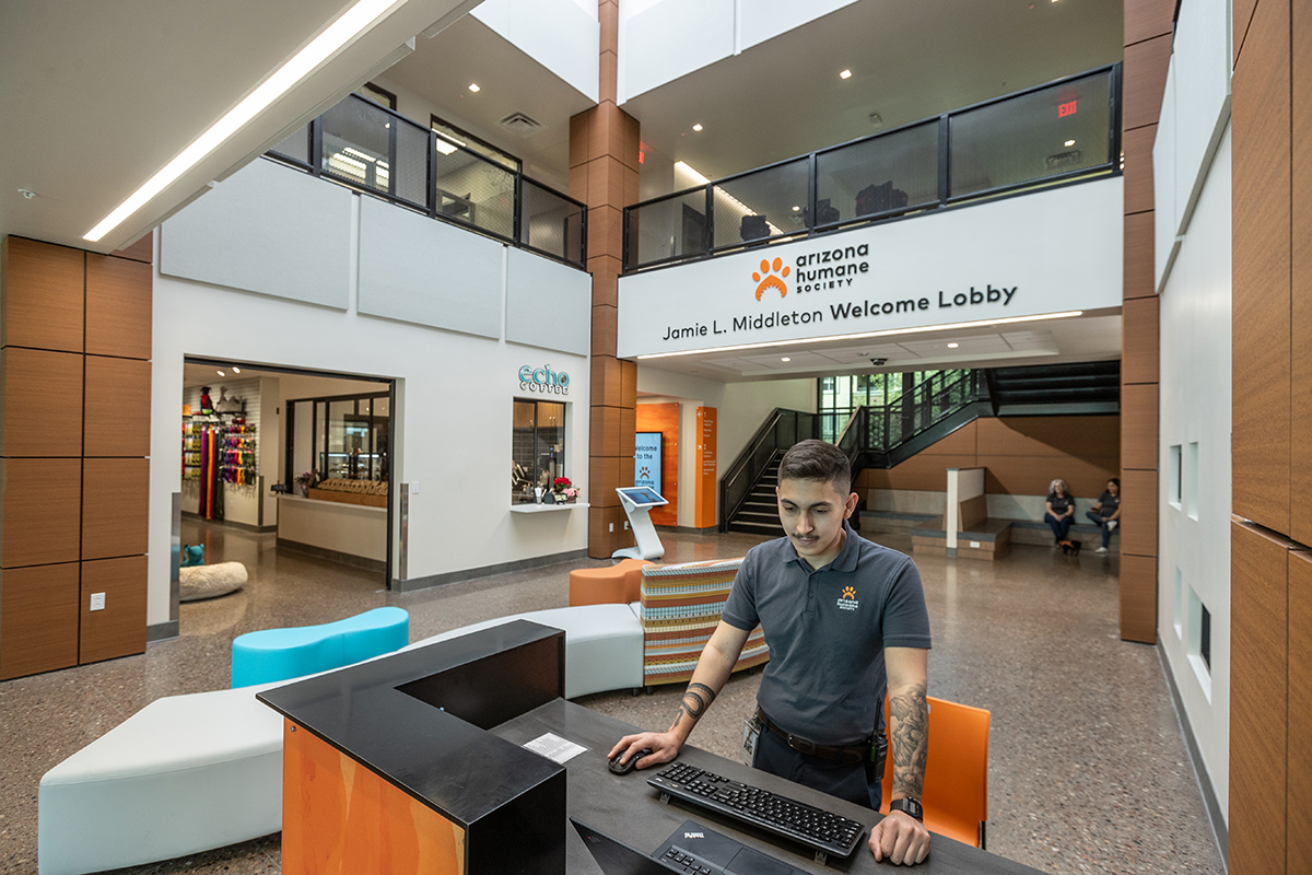 Arizona Humane Society Papago Park Campus Lobby