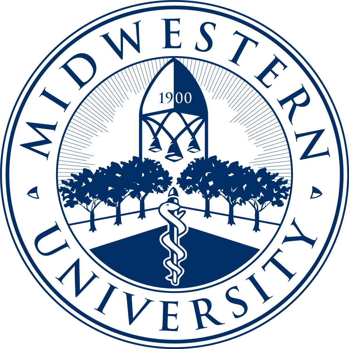 Midwestern University logo